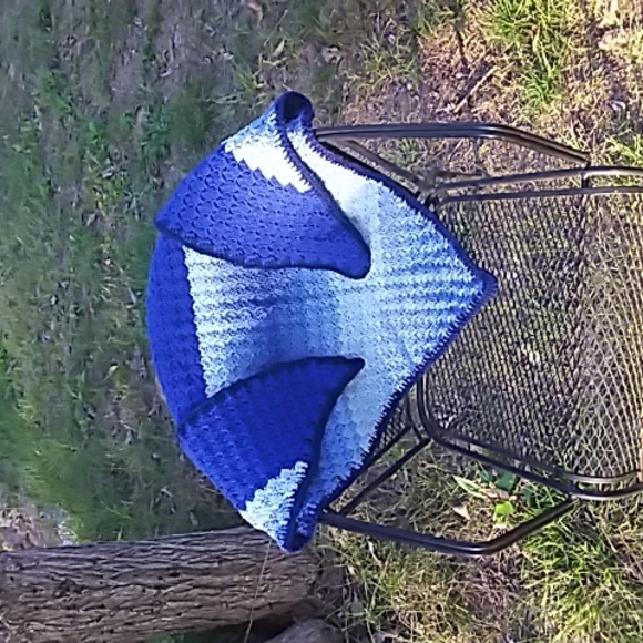 Afghan Scarf Shawl Winter Blanket - Shawl Hand Made - Picture 2 of 9